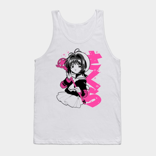 Sakura Bloom (black) Tank Top by geekingink